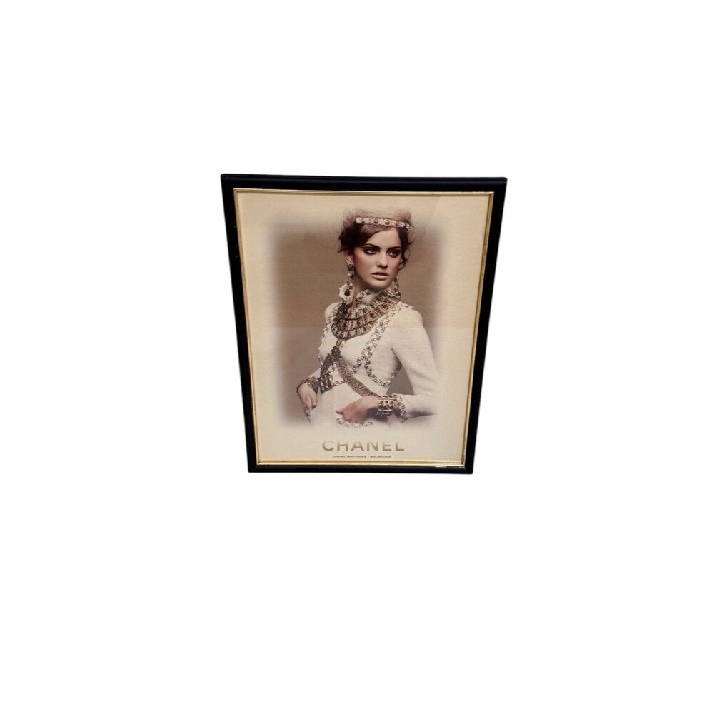 2011 CHANEL Picture Framed Fashion Advertisement Prints Wall Art Decor Set of 3 - Picture 4 of 10